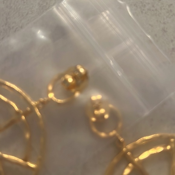 BNWT NEST EVIL EYE GOLD PLATED EARRINGS - Picture 6 of 8